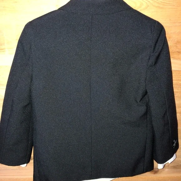 Tuxedo jacket black with white dress shirt size 4 Nautica
